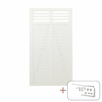 Decora enkelgrind inkl. beslag - 100×180 cm